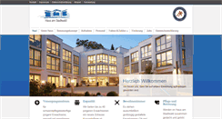 Desktop Screenshot of haus-am-stadtwald.de
